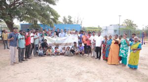 Handed Over Community Play Ground at Peruvoyal Village.